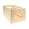 Good Wood by Leisure Arts&#xAE; 18&#x22; Wood Crate with Pumpkin Cutout